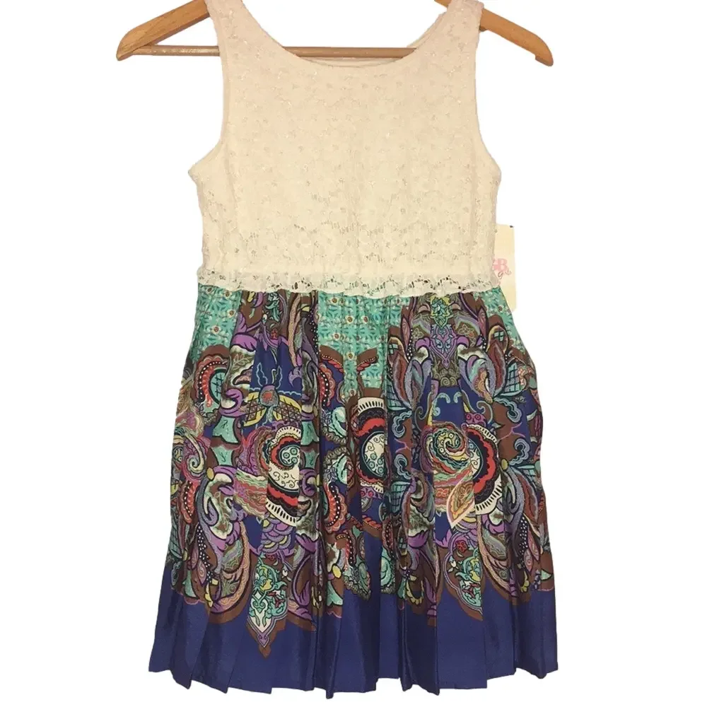 🌿GB girls (M) sleeveless floral dress NWT 🌿